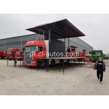 Jac LED Tela da tela Wingspan Hydraulic Folding Stage Stage Mobile Stage Truck